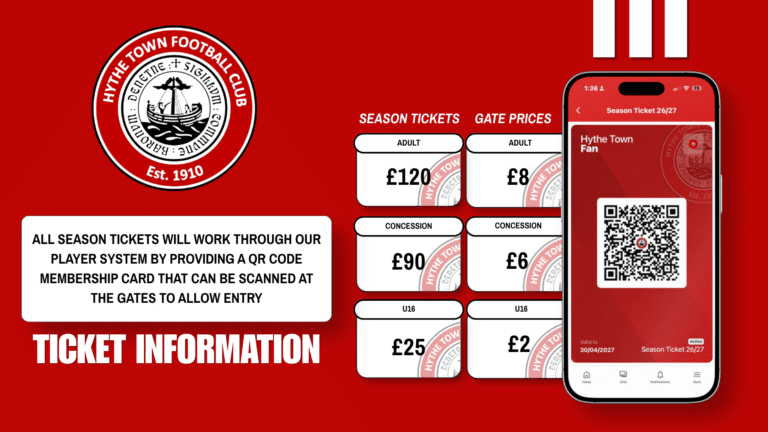 Hythe town season ticket